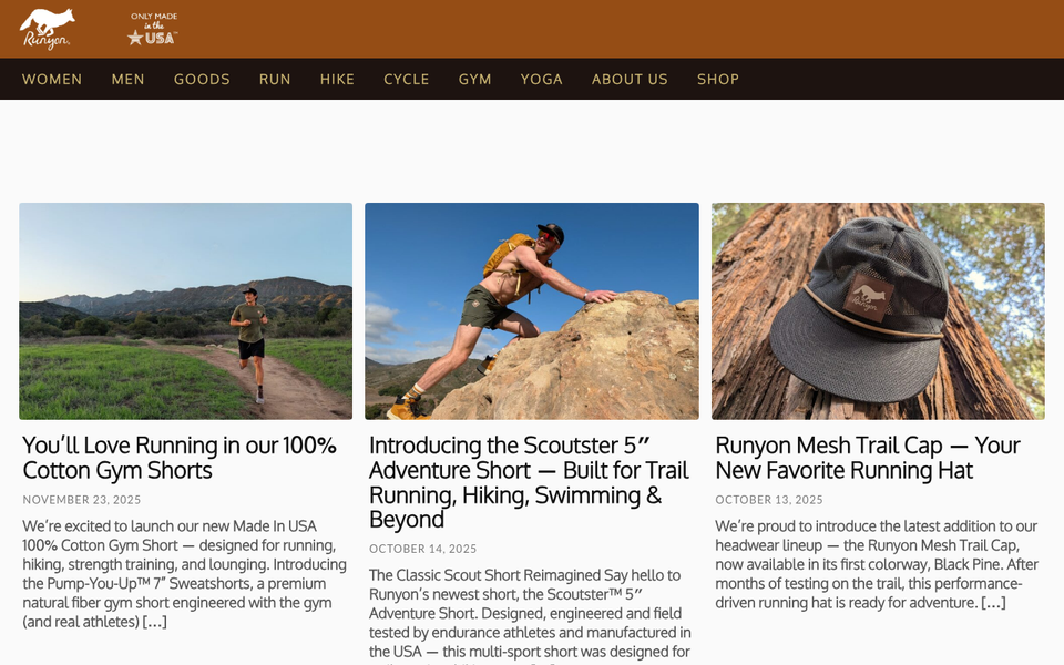 Runyon Canyon Apparel: Elevating outdoor fitness with American made quality